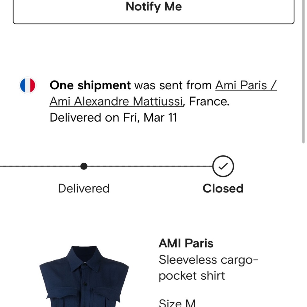 Ami Paris Sleeveless Top View 4
